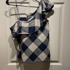 Zara off shoulder linen top